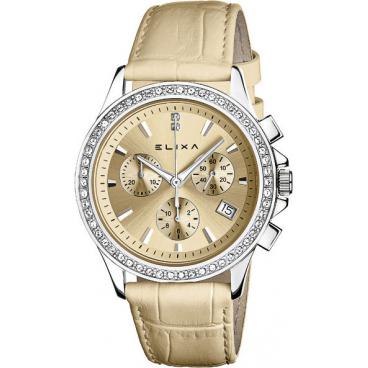Женские швейцарские наручные часы Elixa E064-L202 с хронографом 1 Женские швейцарские наручные часы Elixa E064-L202 с хронографом 1