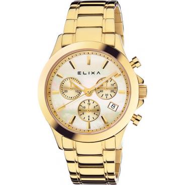 Женские швейцарские наручные часы Elixa E079-L288 с хронографом 1