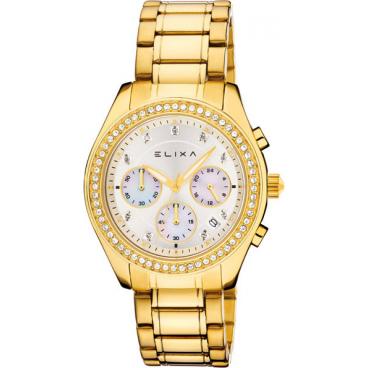 Женские швейцарские наручные часы Elixa E084-L319 с хронографом 1