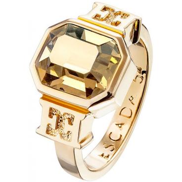 Латунный перстень Escada E67033.R20 с кристаллом Swarovski 1 Латунный перстень Escada E67033.R20 с кристаллом Swarovski 1