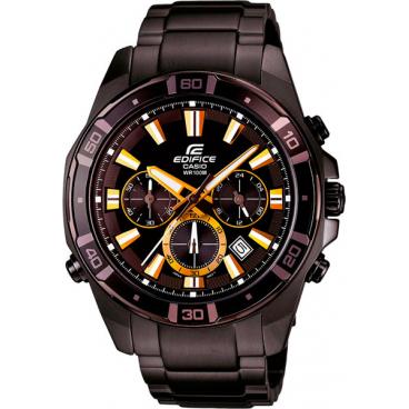 Мужские японские наручные часы Casio Edifice EFR-534BK-1A с хронографом 1