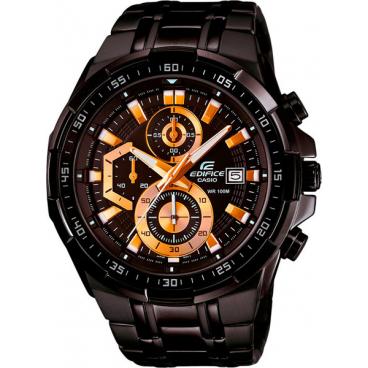 Мужские японские наручные часы Casio Edifice EFR-539BK-1A с хронографом 1