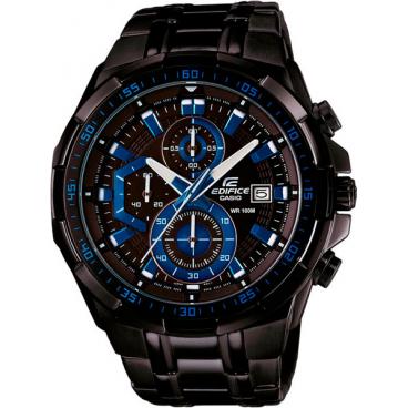 Мужские японские наручные часы Casio Edifice EFR-539BK-1A2 с хронографом 1