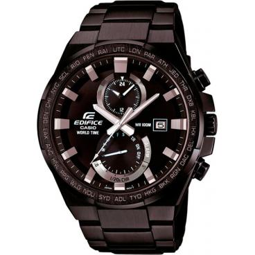 Мужские японские наручные часы Casio Edifice EFR-542BK-1A с хронографом 1