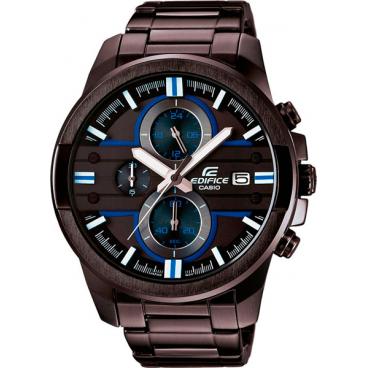 Мужские японские наручные часы Casio Edifice EFR-543BK-1A2 с хронографом 1