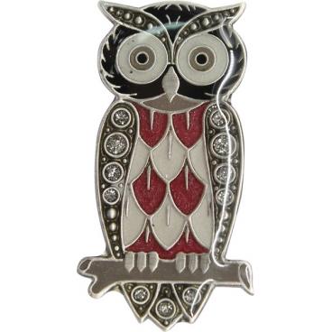 Брошь Clara Bijoux F25018.38-BW/R c эмалью 1 Брошь Clara Bijoux F25018.38-BW/R c эмалью 1