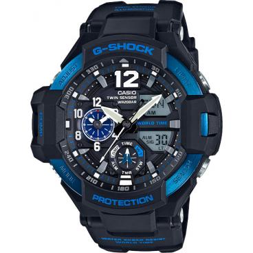 Мужские японские наручные часы Casio G-SHOCK GA-1100-2B с хронографом 1