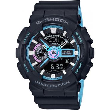 Мужские японские наручные часы Casio G-SHOCK GA-110PC-1A с хронографом 1