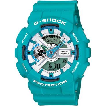 Мужские японские наручные часы Casio G-SHOCK GA-110SN-3A с хронографом 1