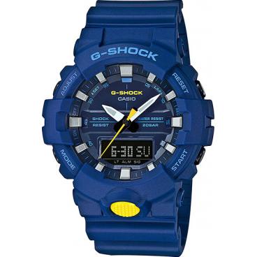 Мужские японские наручные часы Casio G-SHOCK GA-800SC-2A с хронографом 1