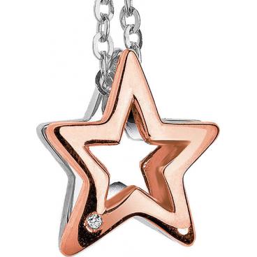 Золотой кулон Comete GLB762 c бриллиантом 1 Золотой кулон Comete GLB762 c бриллиантом 1