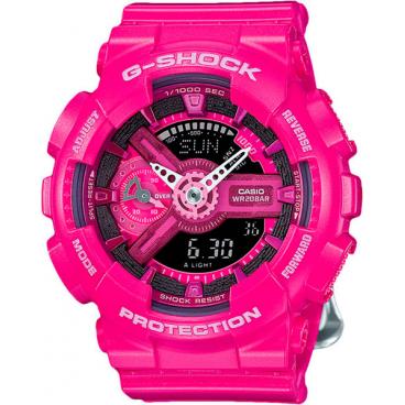 Женские японские наручные часы Casio G-SHOCK GMA-S110MP-4A3 с хронографом 1