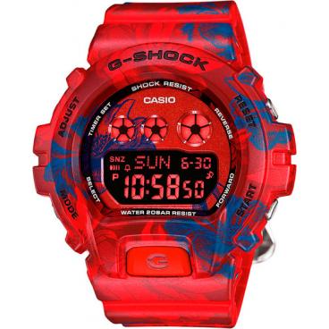 Женские японские наручные часы Casio G-SHOCK GMD-S6900F-4E с хронографом 1