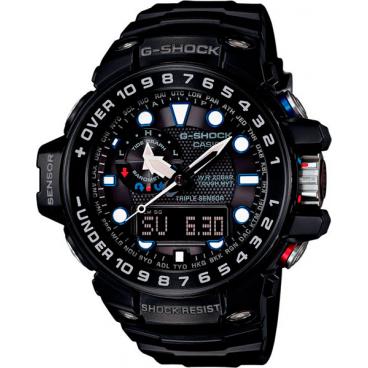 Мужские японские наручные часы Casio G-SHOCK GWN-1000B-1A с хронографом 1