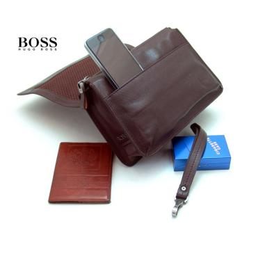 Барсетка Hugo Boss D6055-10-47BR 3 Барсетка Hugo Boss D6055-10-47BR 3