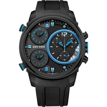 Мужские японские наручные часы Rhythm I1502R03 с хронографом 1
