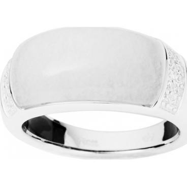 Серебряное кольцо Fossil JFS00178040 с кристаллами 1 Серебряное кольцо Fossil JFS00178040 с кристаллами 1