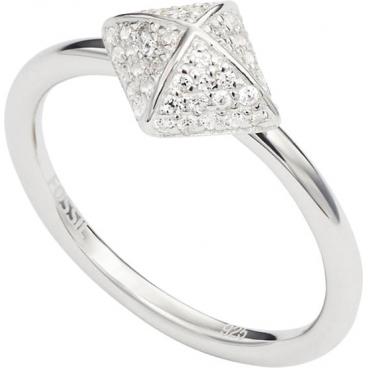 Серебряное кольцо Fossil JFS00377040 с кристаллами 1 Серебряное кольцо Fossil JFS00377040 с кристаллами 1
