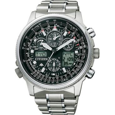Мужские японские титановые наручные часы Citizen JY8020-52E с хронографом 1