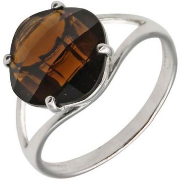 Серебряное кольцо Серебро России K-3094R-44042 с кварцем 1 Серебряное кольцо Серебро России K-3094R-44042 с кварцем 1