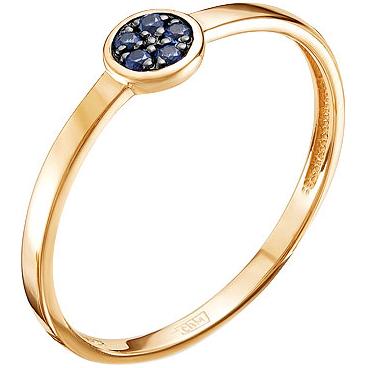 Кольцо из золота Ювелирные Традиции K114-4073GTS с сапфирами 1 Кольцо из золота Ювелирные Традиции K114-4073GTS с сапфирами 1