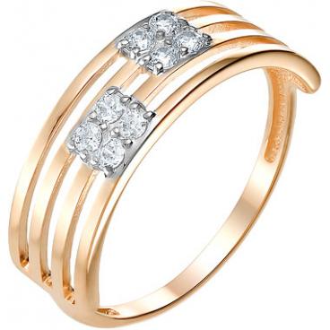 Золотое кольцо Ювелирные Традиции K132-3476 с фианитами 1 Золотое кольцо Ювелирные Традиции K132-3476 с фианитами 1