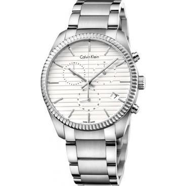 Мужские швейцарские наручные часы Calvin Klein K5R37146 с хронографом 1