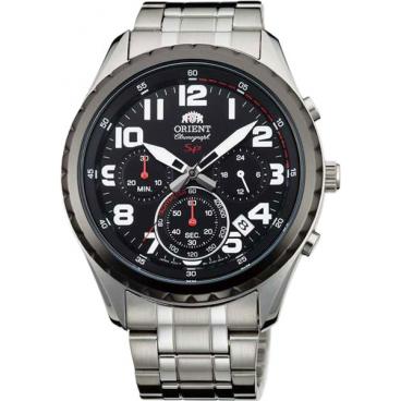 Мужские японские наручные часы Orient KV01001B с хронографом 1