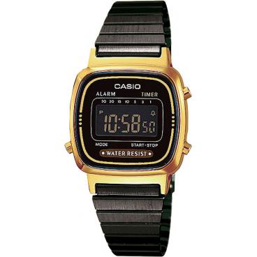 Японские наручные часы Casio LA-670WEGB-1B 1