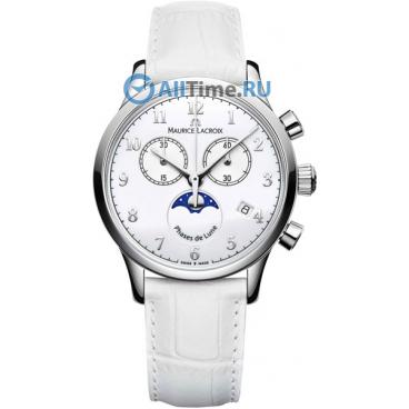 Женские швейцарские наручные часы Maurice Lacroix LC1087-SS001-120-1 с хронографом 1 Женские швейцарские наручные часы Maurice Lacroix LC1087-SS001-120-1 с хронографом 1