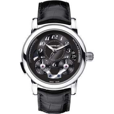 Мужские швейцарские механические наручные часы Montblanc MB106488 с хронографом 1