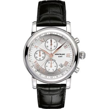 Мужские швейцарские механические наручные часы Montblanc MB36967-ucenka с хронографом 1