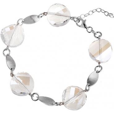 Серебряный браслет из бусин Monella MOB021 с кристаллами Swarovski 1 Серебряный браслет из бусин Monella MOB021 с кристаллами Swarovski 1