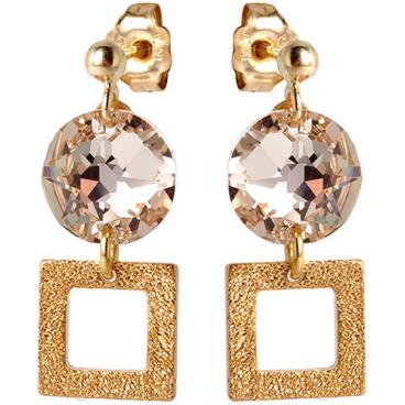 Серебряные серьги Monella MOE288 с кристаллами Swarovski 1 Серебряные серьги Monella MOE288 с кристаллами Swarovski 1