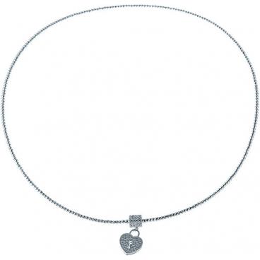 Серебряное колье цепь с подвесками Element47 by JV MT1607-N01A465Y с цирконием 1 Серебряное колье цепь с подвесками Element47 by JV MT1607-N01A465Y с цирконием 1