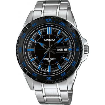 Мужские японские наручные часы Casio MTD-1078D-1A2 1