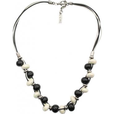 Колье бусы By Dziubeka N1718-BW 1 Колье бусы By Dziubeka N1718-BW 1