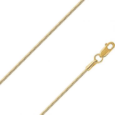 Золотая цепочка на шею Национальное Достояние NC-15-078-0-35 с плетением снейк 1 Золотая цепочка на шею Национальное Достояние NC-15-078-0-35 с плетением снейк 1