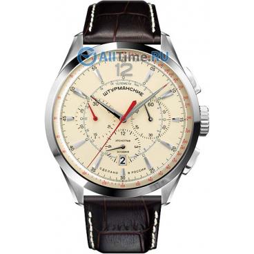 Мужские российские механические наручные часы Штурманские NE88-1855992 с хронографом 1
