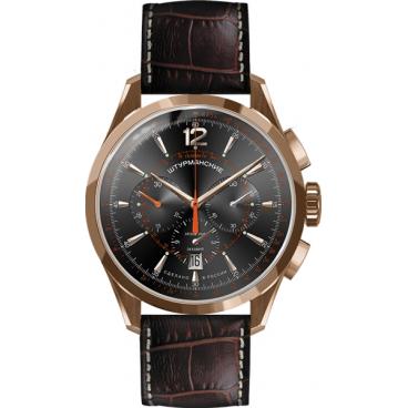 Мужские российские механические наручные часы Штурманские NE88-1859222 с хронографом 1