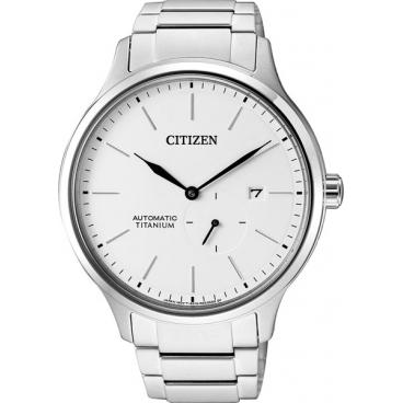 Мужские японские механические титановые наручные часы Citizen NJ0090-81A 1