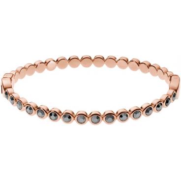 Стальной жесткий браслет DKNY NJ2011040 с кристаллами 1 Стальной жесткий браслет DKNY NJ2011040 с кристаллами 1