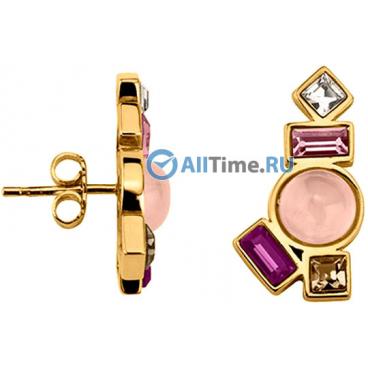 Стальные серьги-пусеты (гвоздики) Nina Ricci NR-70232900110000 с кварцем, ювелирным стеклом 1 Стальные серьги-пусеты (гвоздики) Nina Ricci NR-70232900110000 с кварцем, ювелирным стеклом 1