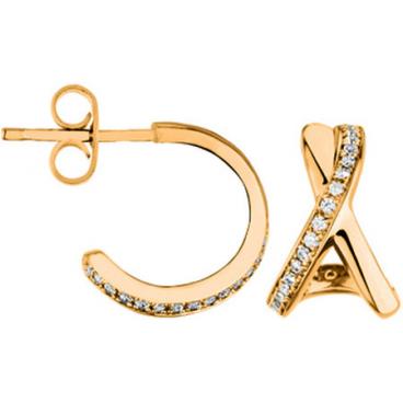 Стальные серьги полукольца Nina Ricci NR-70259790108000 с цирконием 1 Стальные серьги полукольца Nina Ricci NR-70259790108000 с цирконием 1