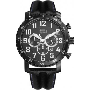 Мужские наручные часы Pierre Ricaud P91081.B224CH с хронографом 1