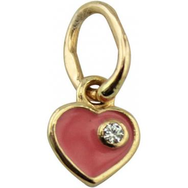 Детский золотой кулон СБ Золото PK-26/23529 с эмалью, фианитом 1 Детский золотой кулон СБ Золото PK-26/23529 с эмалью, фианитом 1