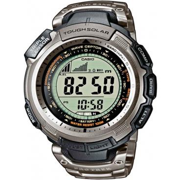 Мужские японские наручные часы Casio Pro Trek PRW-1300T-7V 1