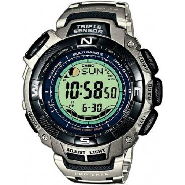 Мужские японские наручные часы Casio Pro Trek PRW-1500T-7V 1