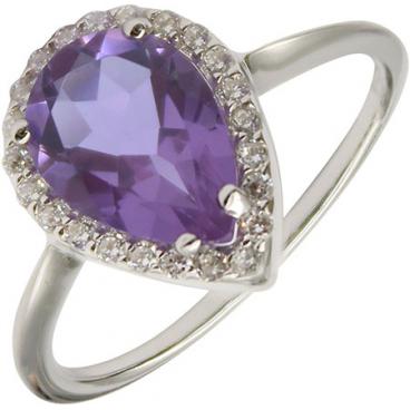 Серебряное кольцо Митра Ювелир R-1077-ILA с искусственным алекситом, фианитами 1 Серебряное кольцо Митра Ювелир R-1077-ILA с искусственным алекситом, фианитами 1