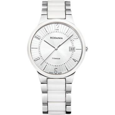 Мужские швейцарские титановые наручные часы Rodania RD-2508390 1